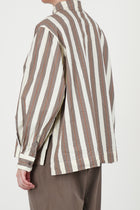 biggy shirt beige stripe