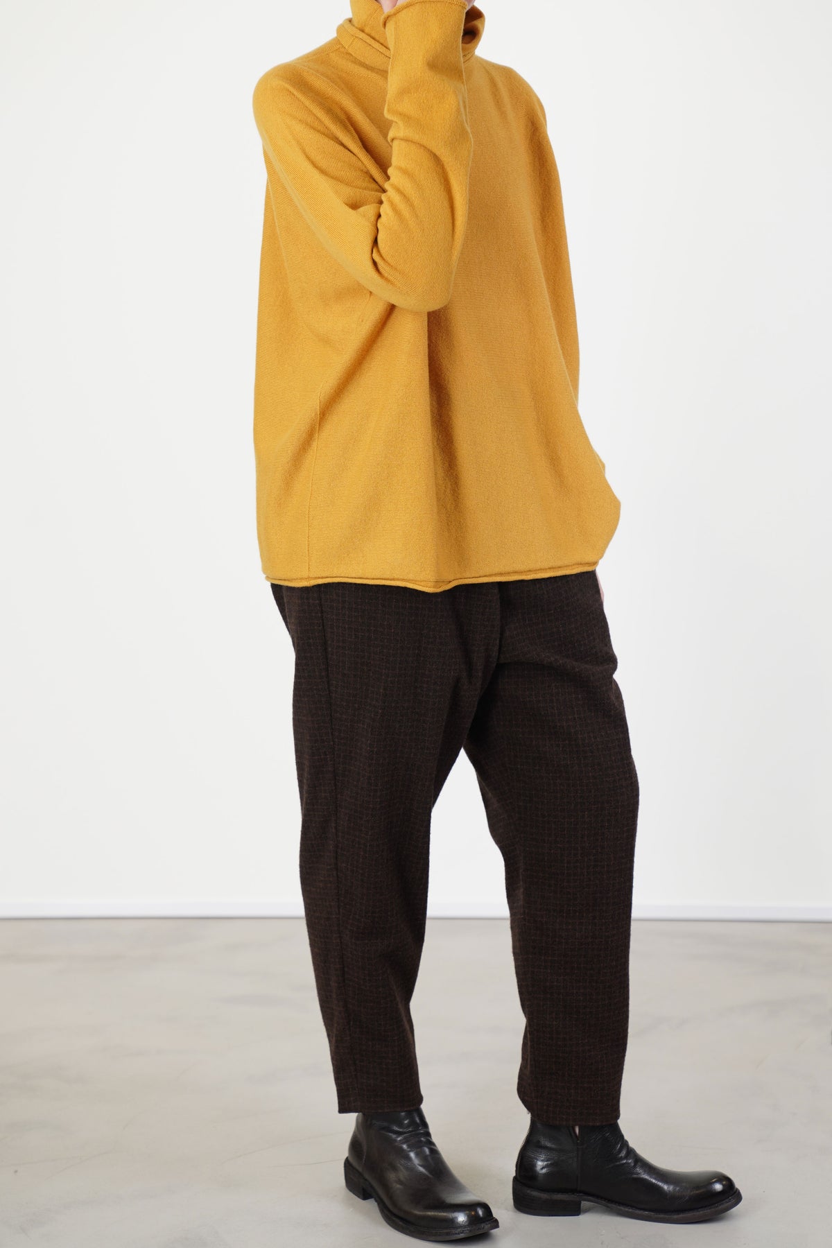 chimney seamless jumper cashmere gold