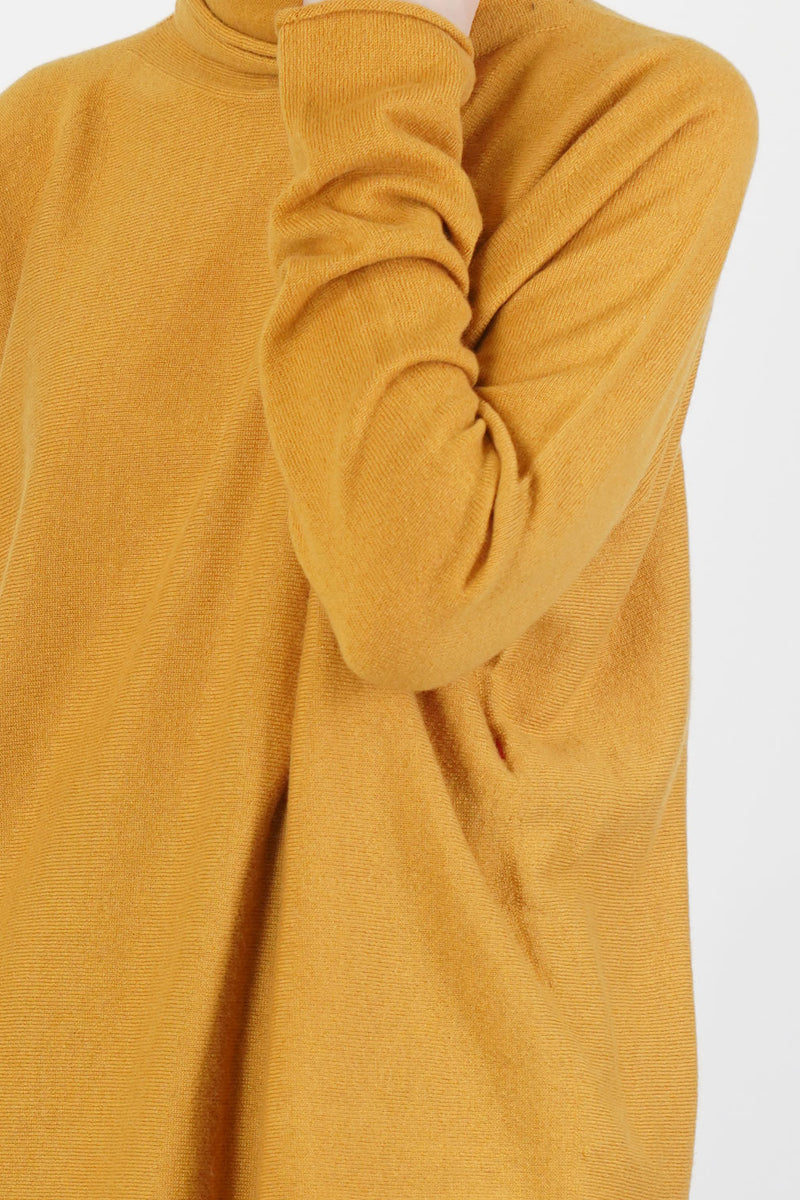 chimney seamless jumper cashmere gold