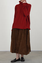 chimney seamless jumper cashmere rust
