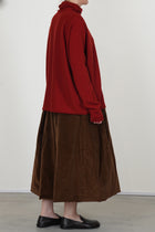 chimney seamless jumper cashmere rust