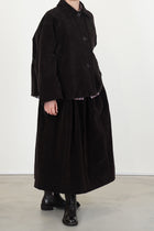 drays jacket velvet dark brown