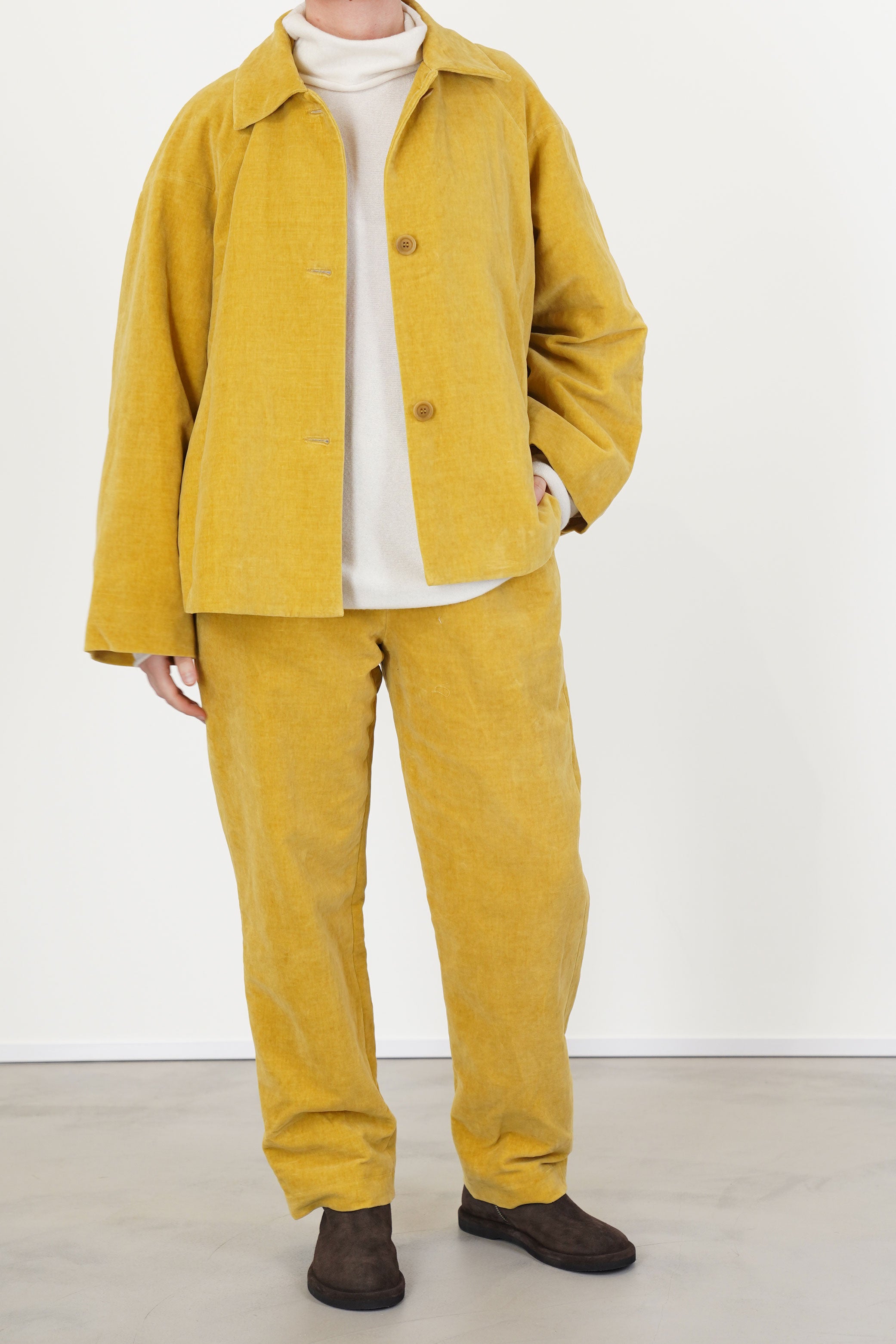 drays jacket velvet gold
