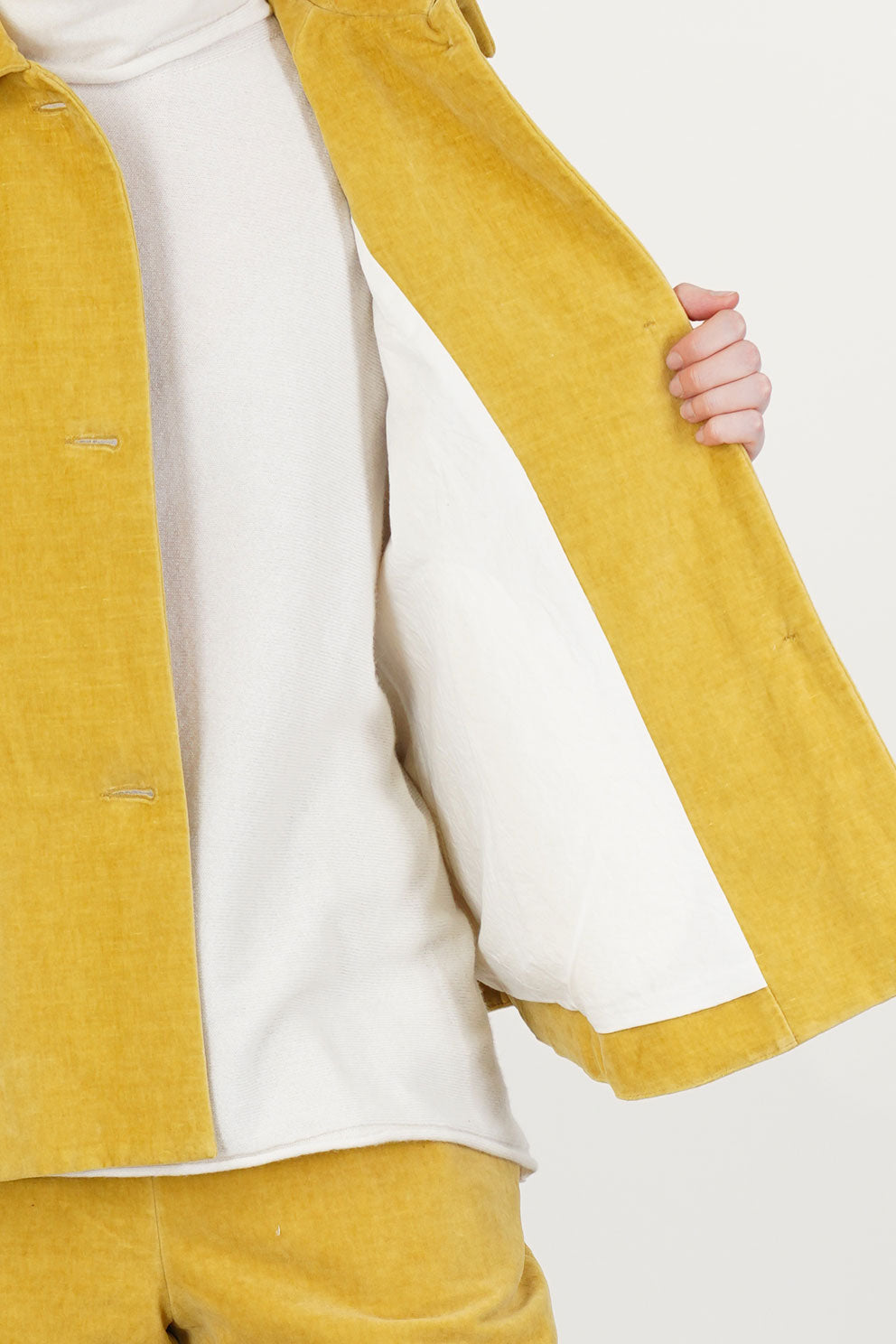 drays jacket velvet gold