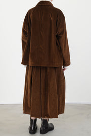 drays travail jacket cord tan