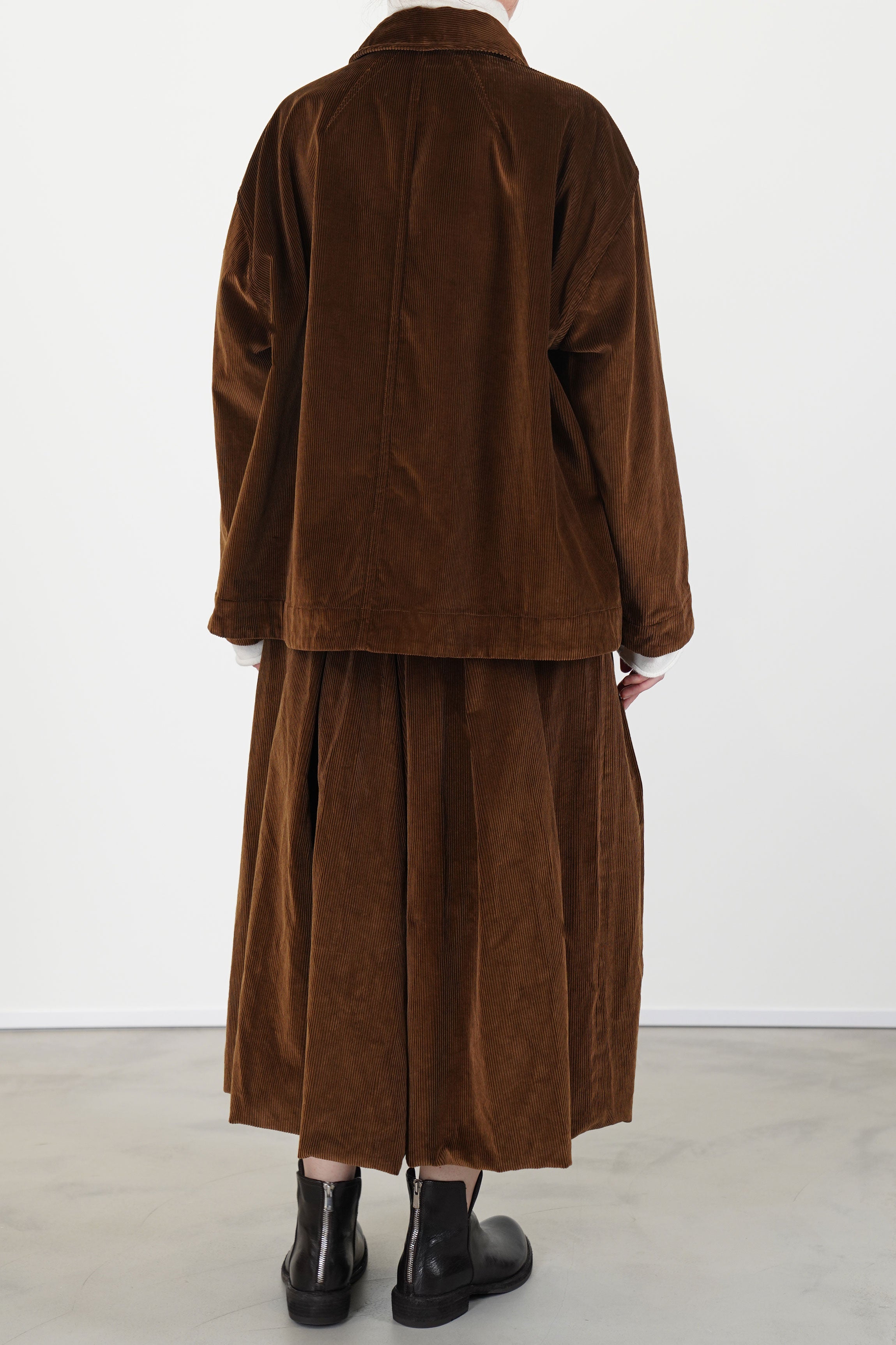 drays travail jacket cord tan