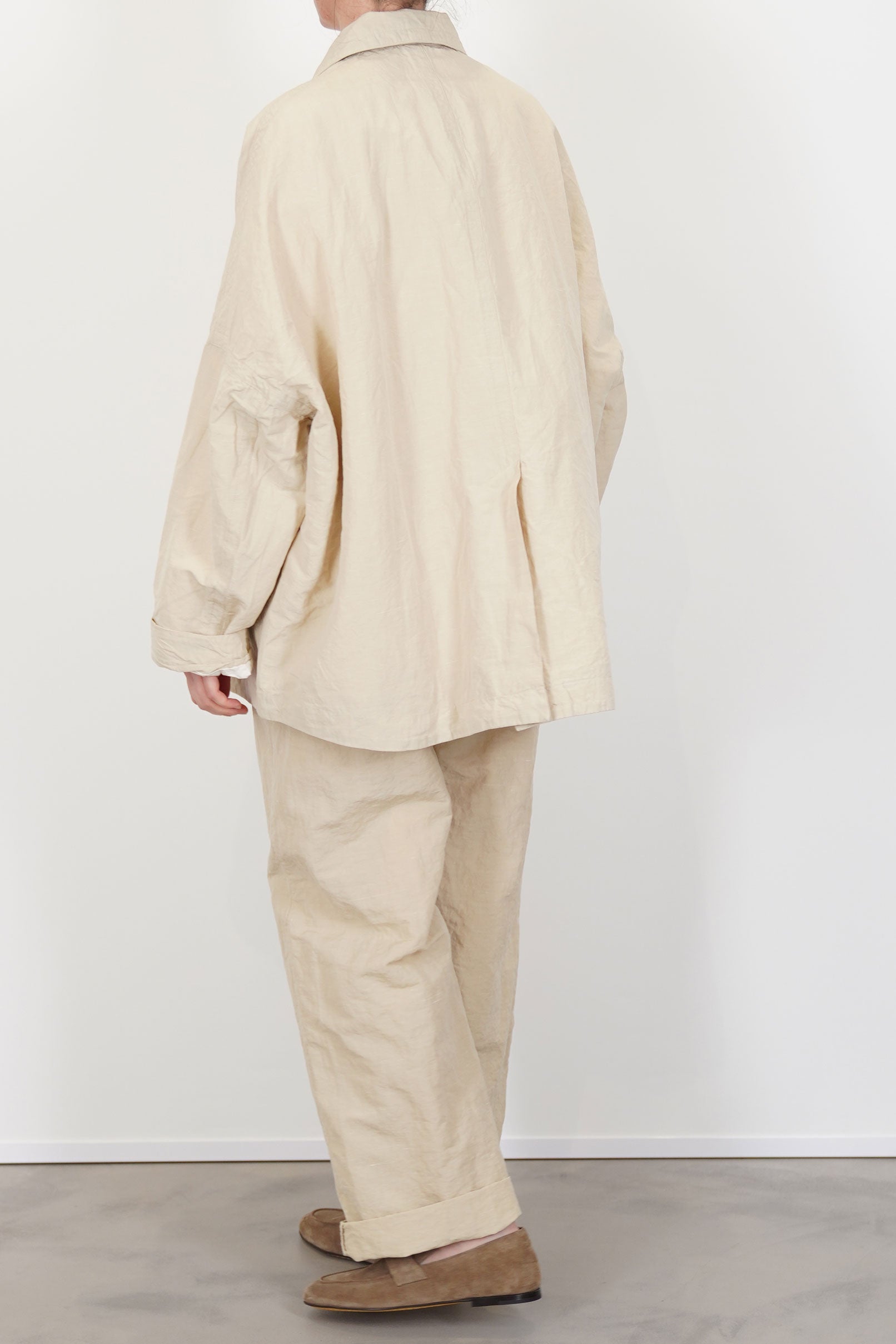 casey casey frances jacket rugger ivory | carrousel the store