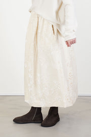 ghosty skirt jacquard natural