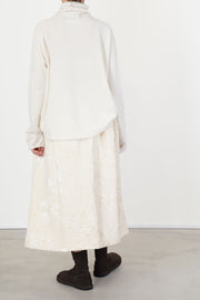 ghosty skirt jacquard natural