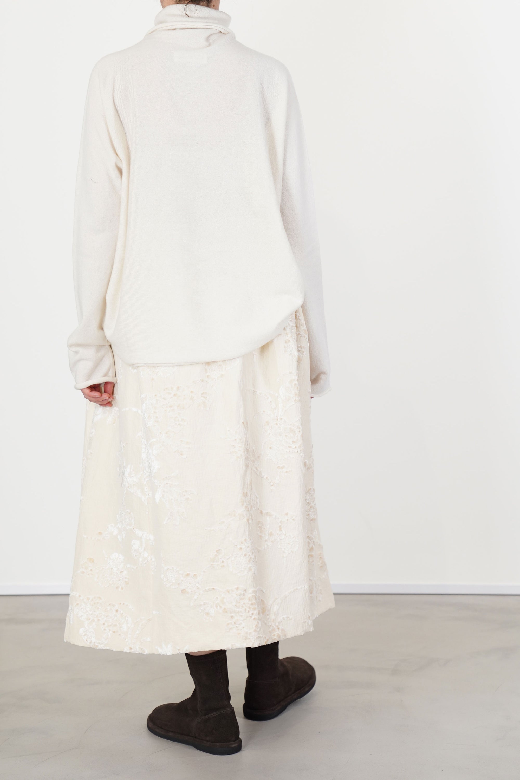 ghosty skirt jacquard natural