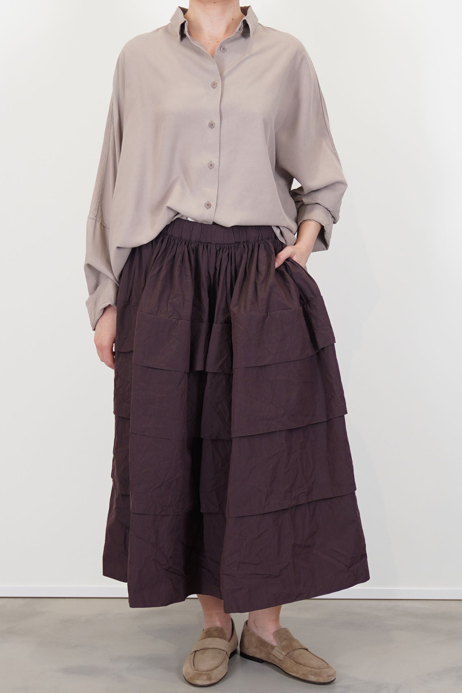 horizon skirt wine 26fj228