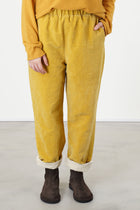 long chasse pant velvet gold