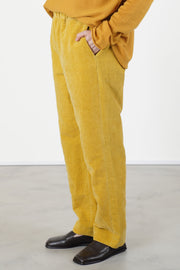 long chasse pant velvet gold