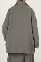luna short coat pin cord light khaki