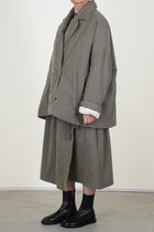 luna short coat pin cord light khaki