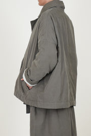 luna short coat pin cord light khaki