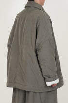 luna short coat pin cord light khaki
