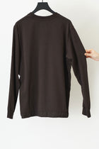 felix long sleeve t-shirt dark brown