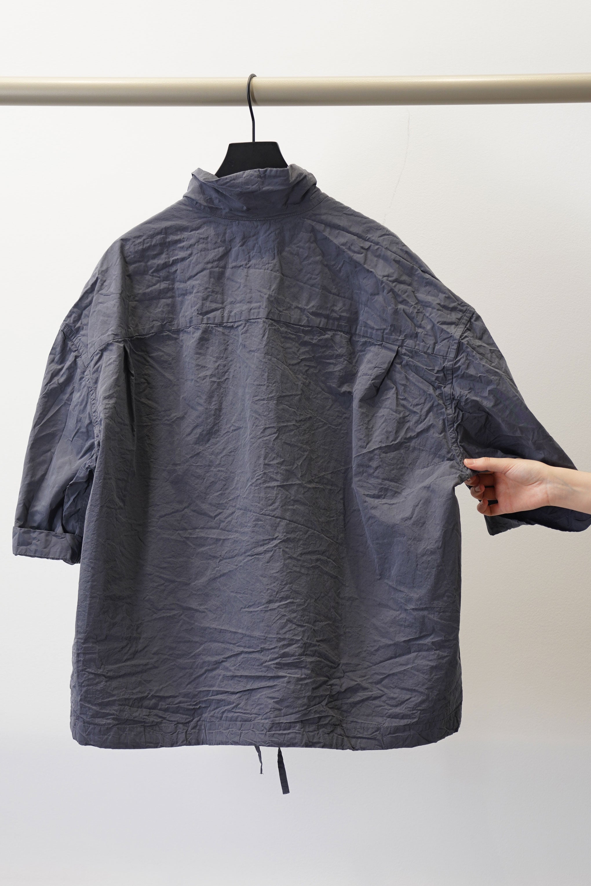 casey casey men mili volume shirt grey 26hc320 | carrousel the store