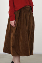 moon skirt cord tan