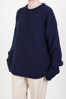 softy jumper wool cash navy 25hk031