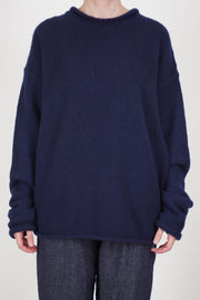 softy jumper wool cash navy 25hk031