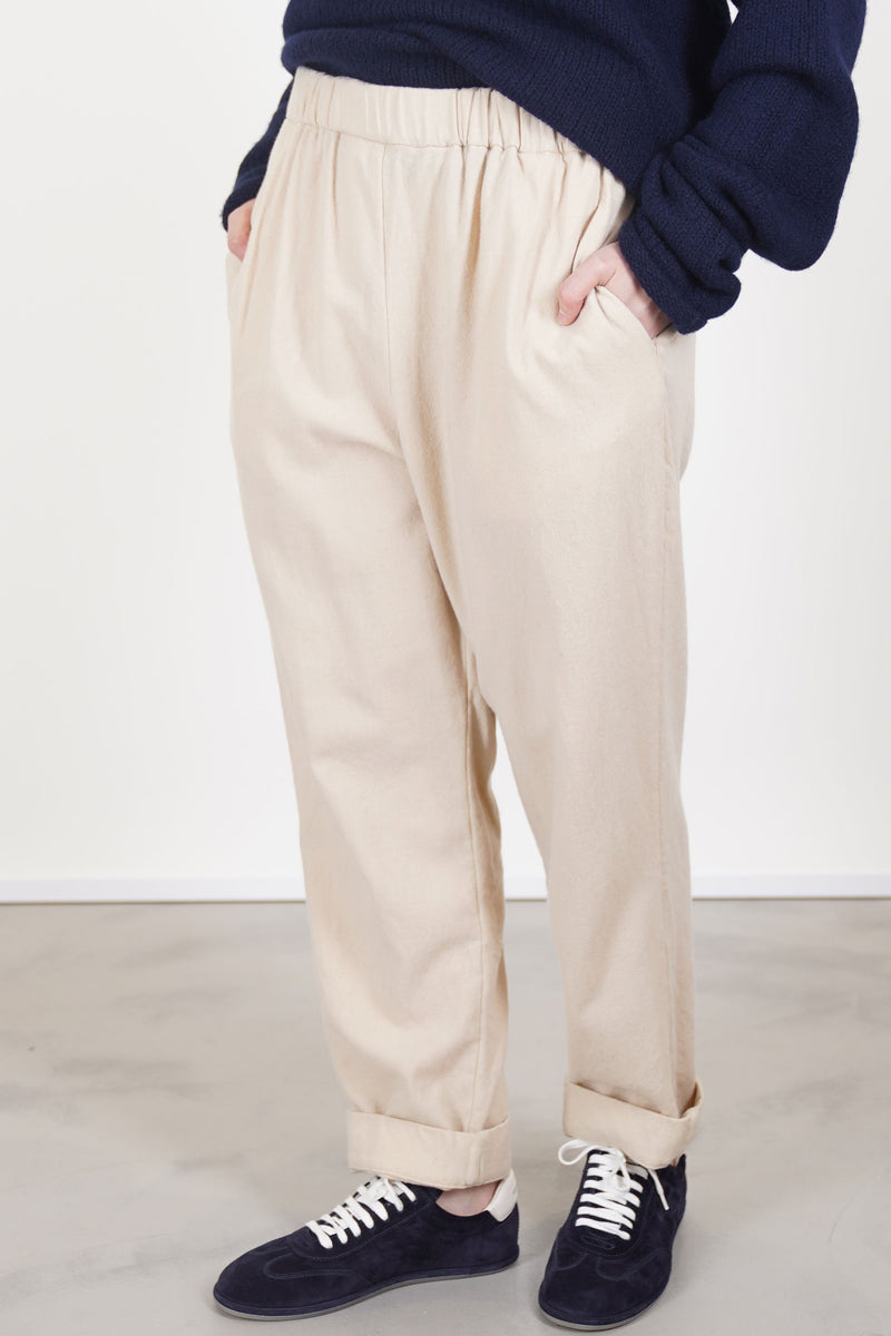 tippy pant cash wool ecru orfp009