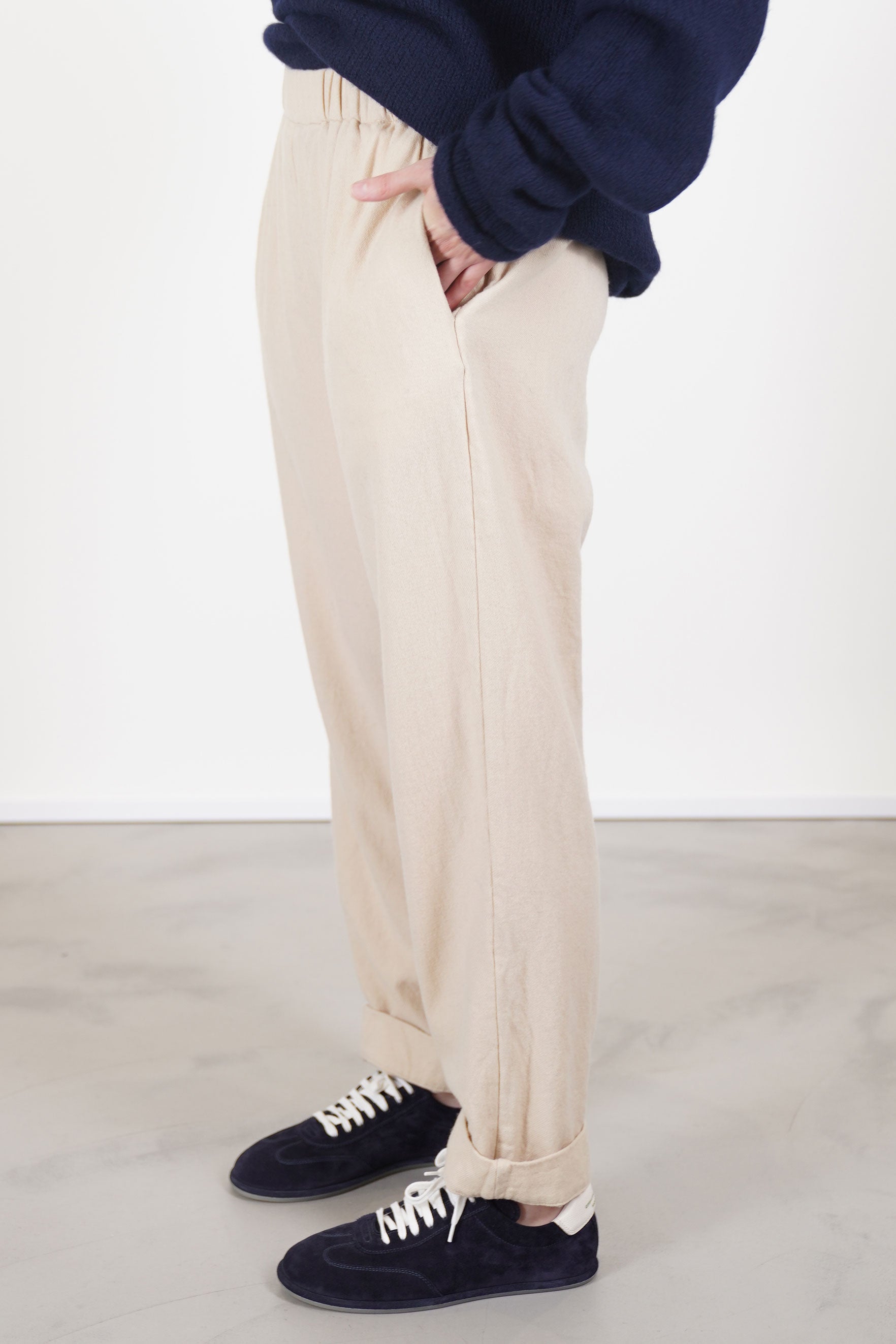 tippy pant cash wool ecru orfp009