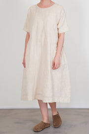 camisole dress jacquard white