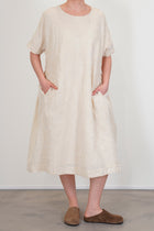 camisole dress jacquard white