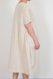 camisole dress jacquard white