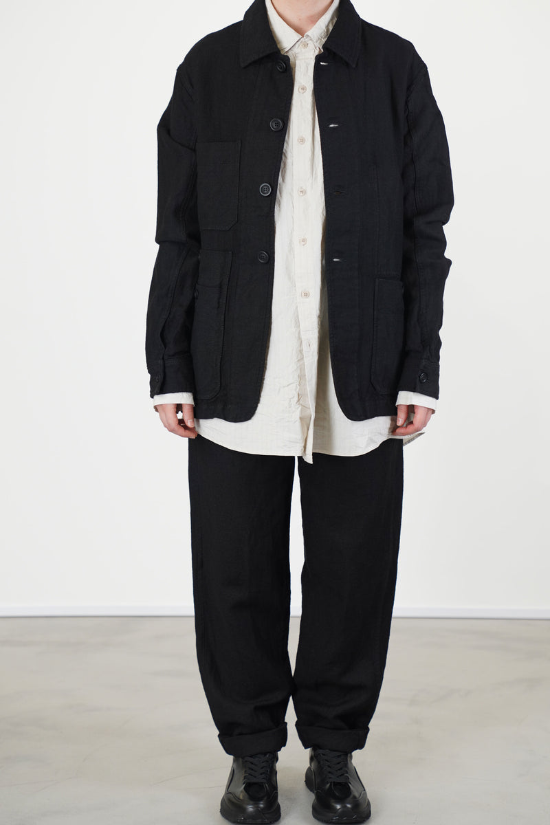 unisex jardin jacket bat black