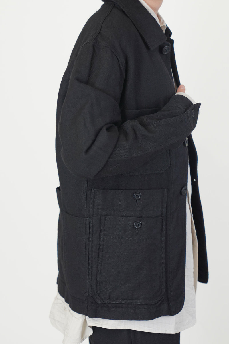 unisex jardin jacket bat black