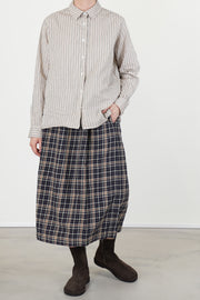 maria shirt flat stripe natural