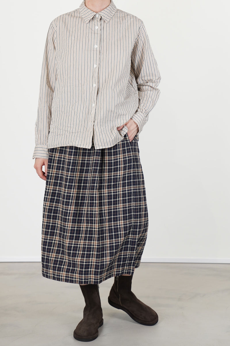 maria shirt flat stripe natural