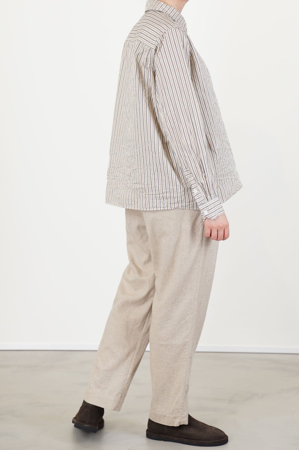 maria shirt flat stripe natural