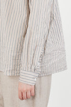 maria shirt flat stripe natural