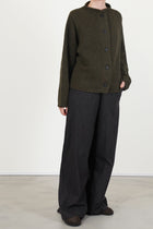 maureen pant indigo stripe brown