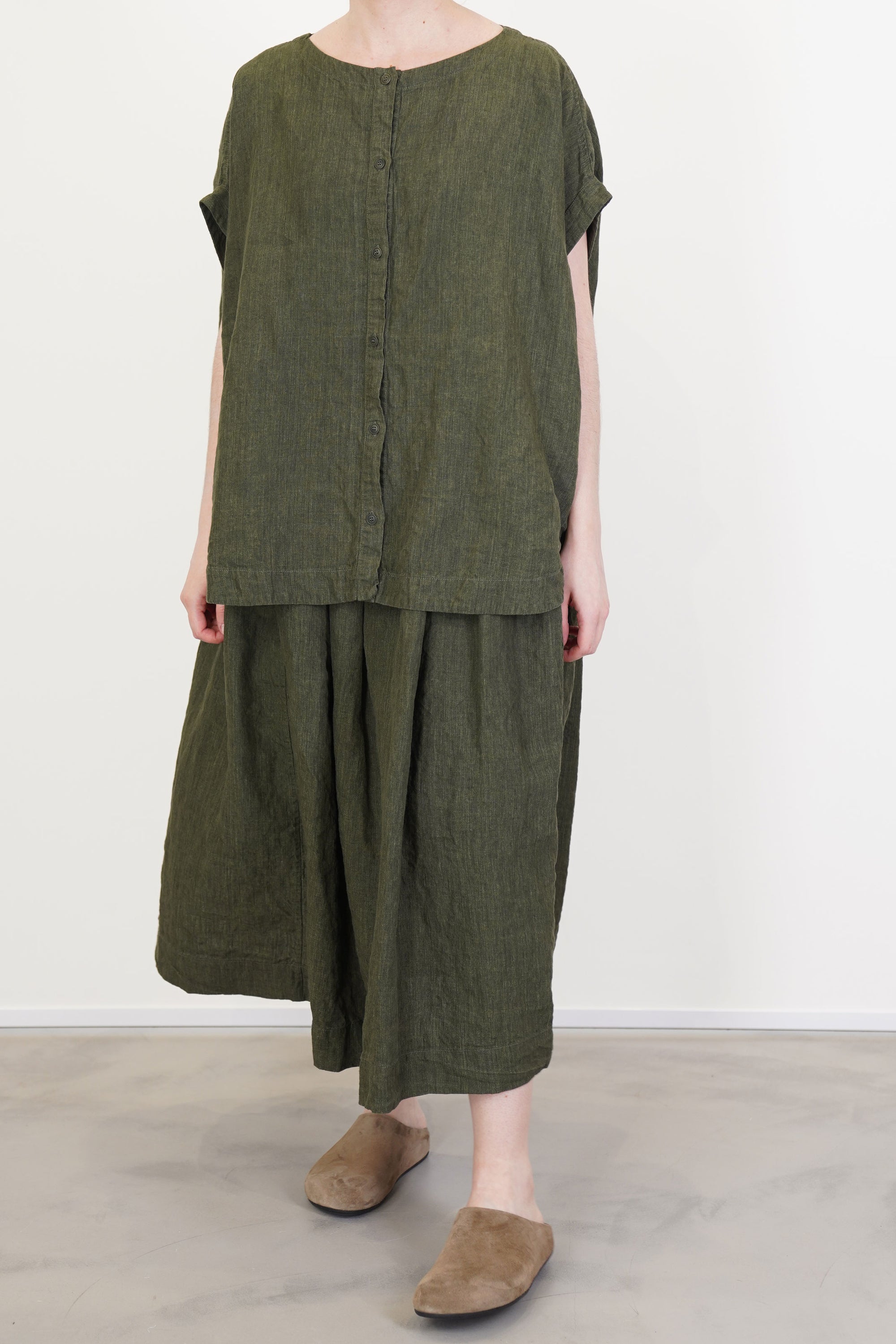 new francesca top khaki