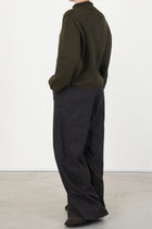 prieure cardigan twisted wool brown