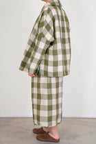simple skirt green check