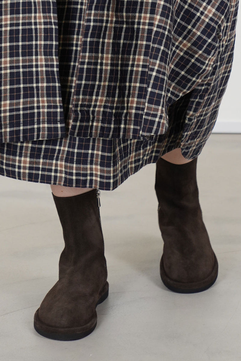 marjory 106 suede leather boots brown