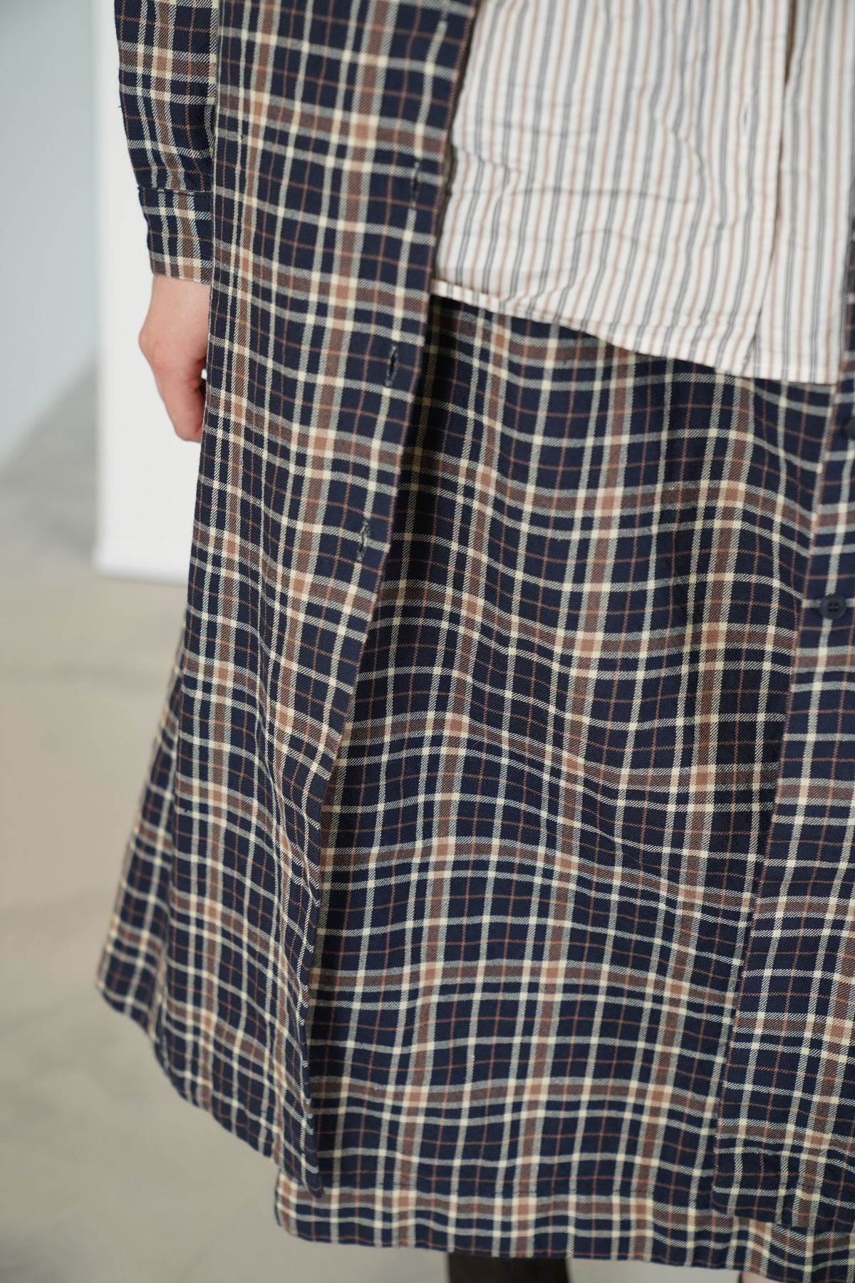 simple skirt check