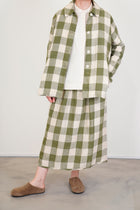 sunny bab jacket green check