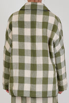 sunny bab jacket green check