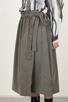rose skirt pin cord light khaki