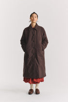 sally coat wax cotton ebony