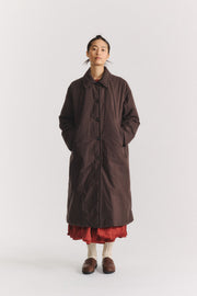 sally coat wax cotton ebony