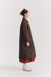 sally coat wax cotton ebony