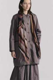 square scarf wool cashmere print 1